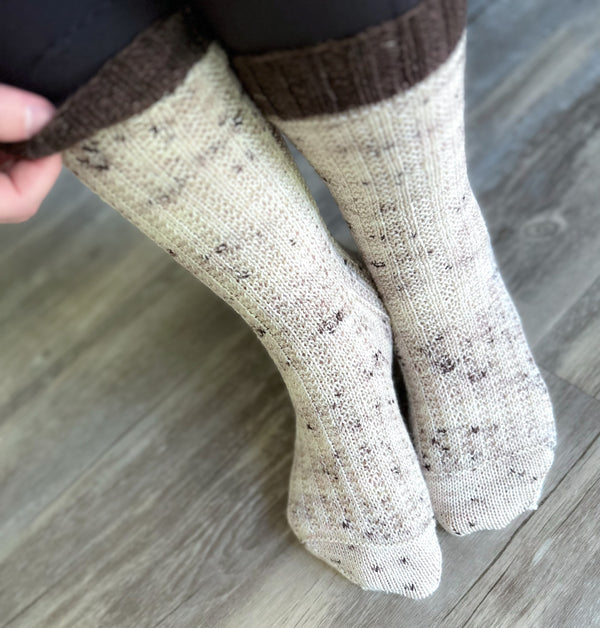 Moose Tracks Socks - Knitting Pattern PDF