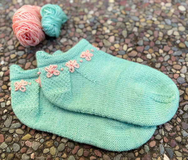 Summertime Granita Socks - Knitting Pattern PDF