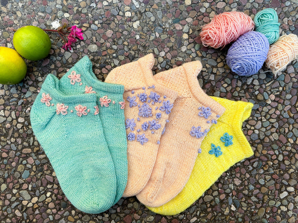 Summertime Granita Socks - Knitting Pattern PDF